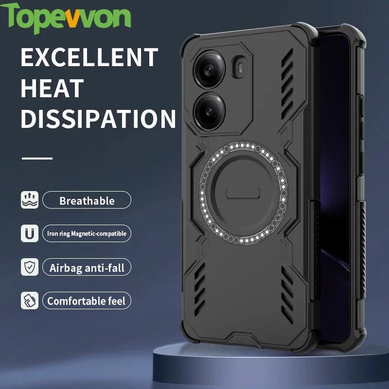 สําหรับXiaomi Poco C75 4G F6 F7 X7 X6 Pro 5G F7 Ultraเคสโทรศัพท์,เกราะicป้องกันกล้องBreathableปกหลัง