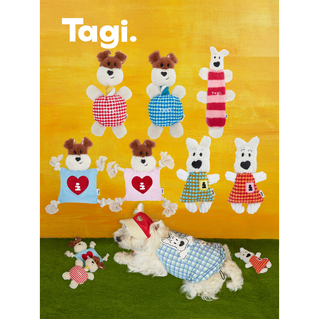 Tagi. ของเล่นสำหรับสัตว์เลี้ยง Pet Sound Paper Grinding Teeth Plush Dog Unstuffing Plush Toy