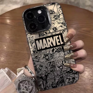 ❤️Mario❤️เคสไอโฟน11 12 13 14 15 16 17 Pro Max Matte Cartoon การ์ตูน hard Case For iPhone 7 8 16 15 PLUS X/XS XR XSMAX