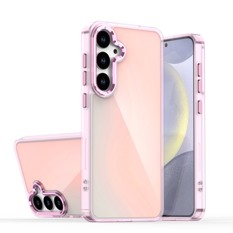 SAMSUNG สีไล่ระดับสีอะคริลิคสําหรับSamsung S26 A17 A36 A56 A06 A16 A26 A15 A35 A55 A14 A54 S24 S25 FE S25 Plus Ultra 5Gกันชนกันกระแทก