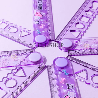 ไม้บรรทัดพับได้ ยาวขนาด 30 CM พับ 15 CM ลายการ์ตูนน่ารัก อุปกรณ์การเรียน สินค้าพร้อมส่ง