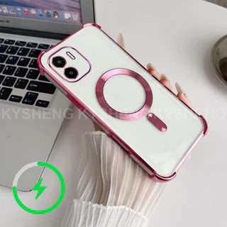เคสสําหรับRedmi A1 A2 plus 4Gเคสโทรศัพท์TPUชาร์จแม่เหล็กสี่มุมAnti Dropโปร่งใสSoft shell WBQ