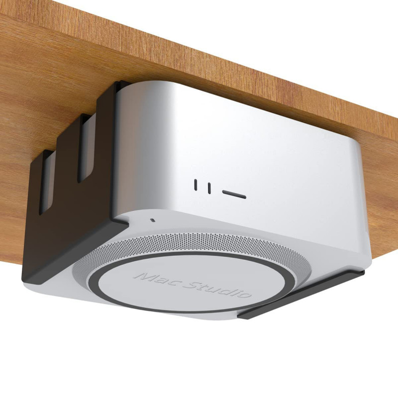 เดสก์ท็อปด้านล่าง Wall Bracket สําหรับ Mac Studio M4 Max M3 Ultra M2 M1 โฮสต์แขวน Cooling Holder Rack ภายใต้โต๊ะ Mount