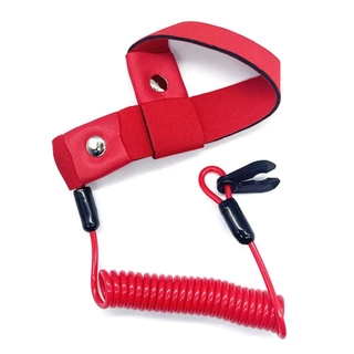 HW Universal Marine เรือนอกเครื่องยนต์มอเตอร์ Lanyard หยุดสวิทช์สำหรับ YAMAHA Jet Ski Key เชือกลอยข้อมือ B4P2