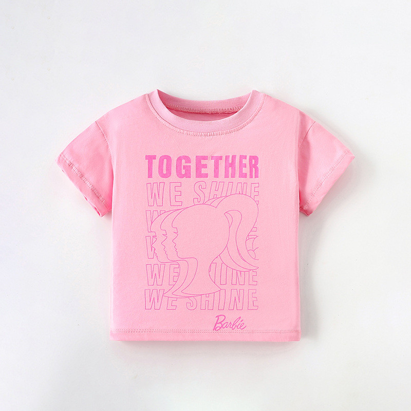 เสื้อยืด ผ้าฝ้าย แบบหนา พิมพ์ลายยูนิคอร์น สําหรับเด็กผู้หญิง qqz@LM - รูปที่ 5