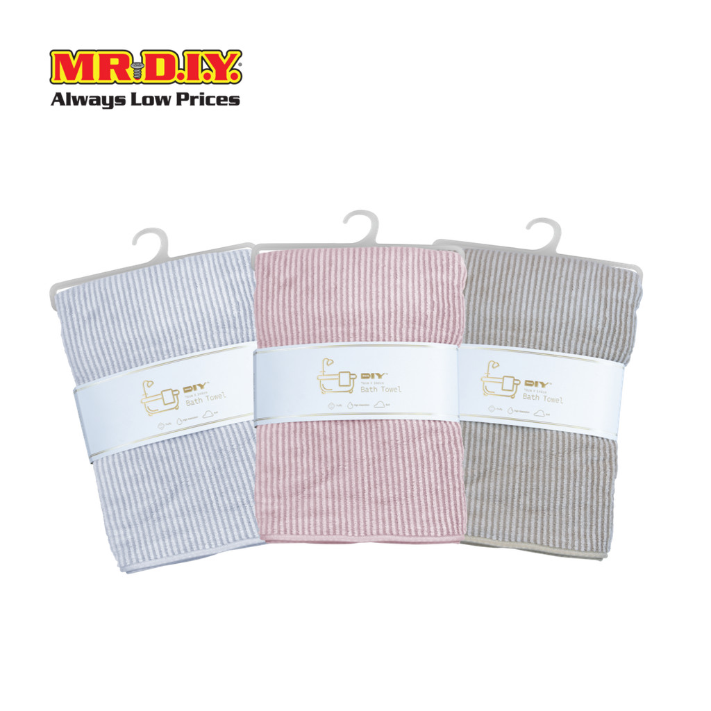 MR.D.I.Y ผ้าขนหนู ผ้าเช็ดตัว ลายทาง ขนาด 70 X 140 ซม.