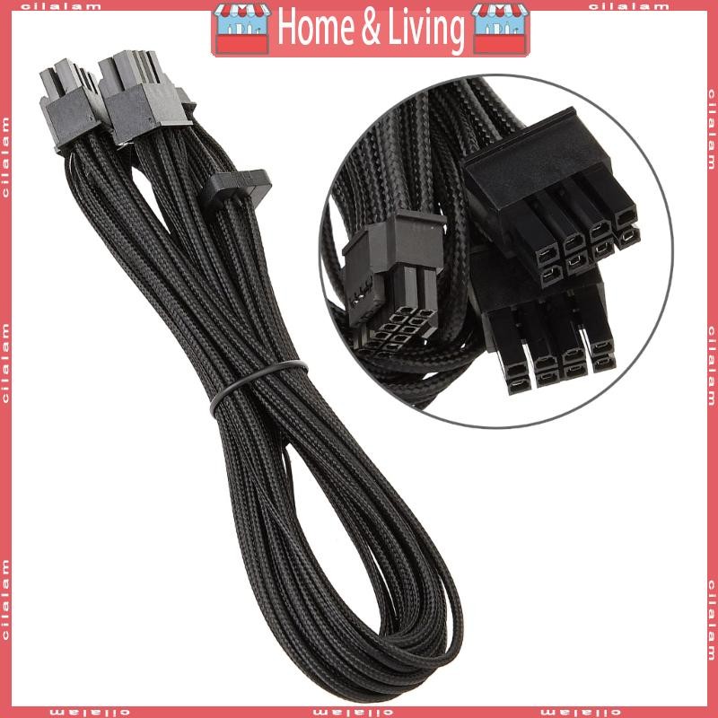 PCIE5.0 Dual8pin to 16Pin Cable 16AWG 12VHPWR for Graphics Card RTX4000 RTX4080