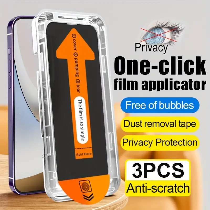 SAMSUNG 3-1Pcs Anti-Spyความเป็นส่วนตัวกระจกนิรภัยสําหรับSamsung A11 A12 A20 A30 A10 A10S A50 A03 A04 A20S A21S A03S A22 A23 A24 กระจกนิรภัยป้องกันฟิล์มสําหรับโทรศัพท์มือถือเครื่องมือ