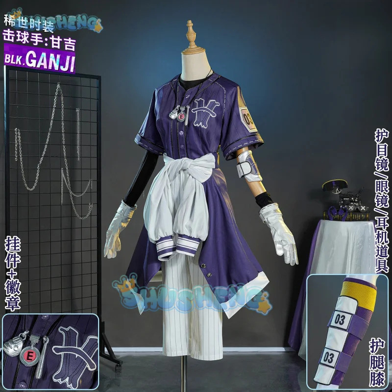 Identity V Ganji Gupta Batter คอสเพลย์เครื่องแต่งกาย BLK ชุดฮาโลวีน Carnival Party คริสต์มาสเล่นบทบา