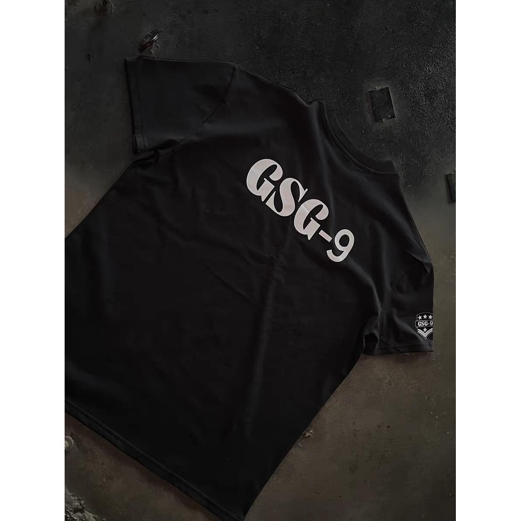 Basi💥 เสื้อผู้ชาย เสื้อยืด oversize สตรีท เกรดพรีเมียม โคตรนุ่ม เสื้อคอตตอน100% ไม่หดตัวลาย ลาย "GSG