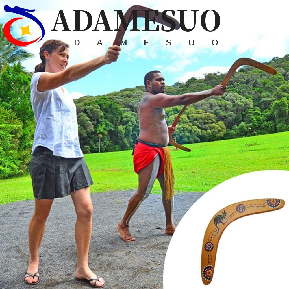 ADAMESUO Flying Boomerang ของเล่นของขวัญวันเกิดเกม Props Throwback Interactive เกมกลางแจ้งของขวัญเด็ก Early Education อุปกรณ์กีฬา Kangaroo Boomerang