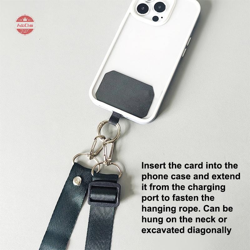 AdaChoi ปรับCrossbodyสายคล้องโทรศัพท์มือถือAnti-lost Lanyardสร้อยคอกล้องเชือกยาวสําหรับHuawei TH - รูปที่ 6