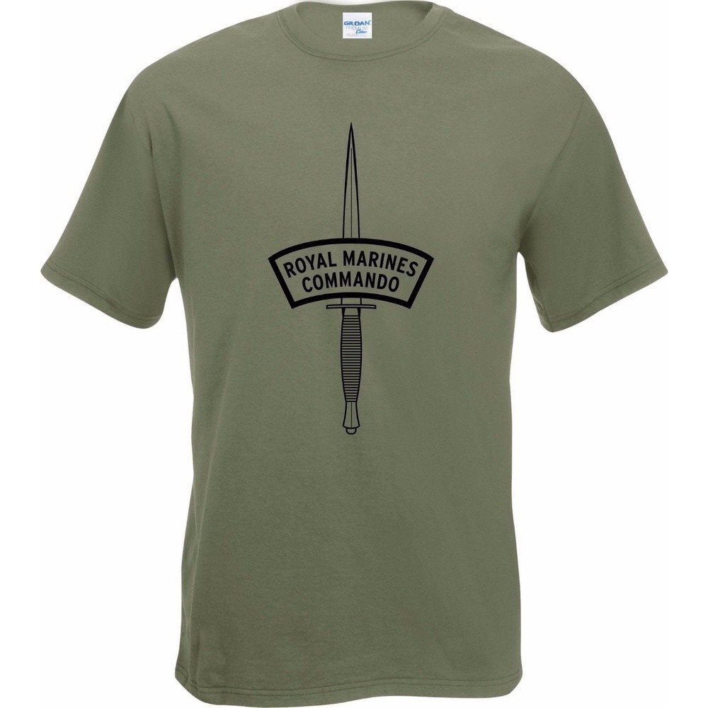 เสื้อยืดลายกราฟิก S-5XL ของหน่วยคอมมานโดนาวิกโยธิน SAS สำหรับผู้ชาย