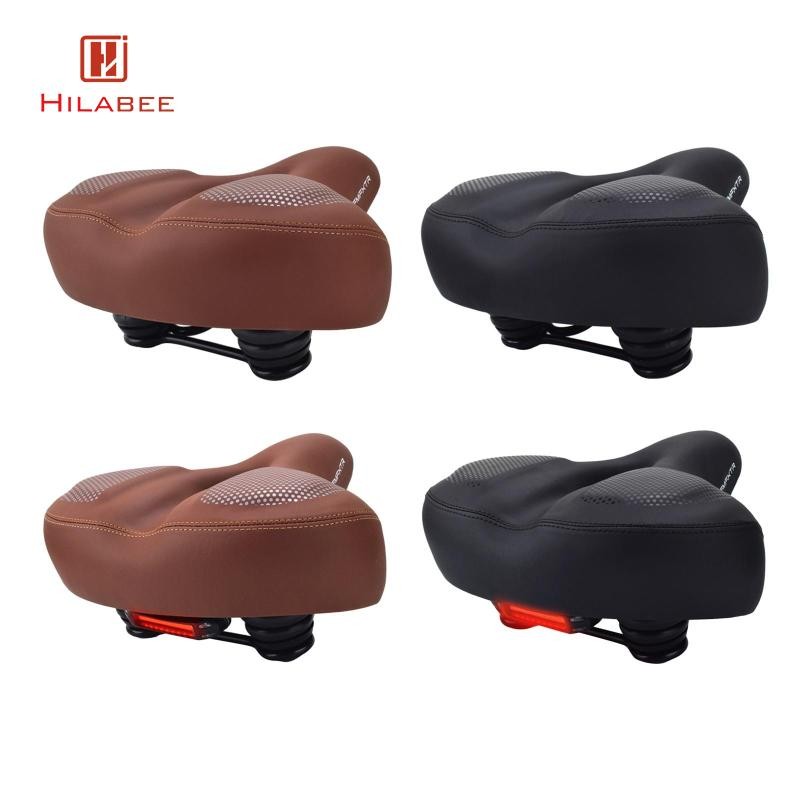 HILABEE อานจักรยานเสือภูเขา อะไหล่กันน้ําเบาะนุ่ม Pad สำหรับผู้ชายและผู้หญิง - รูปที่ 3