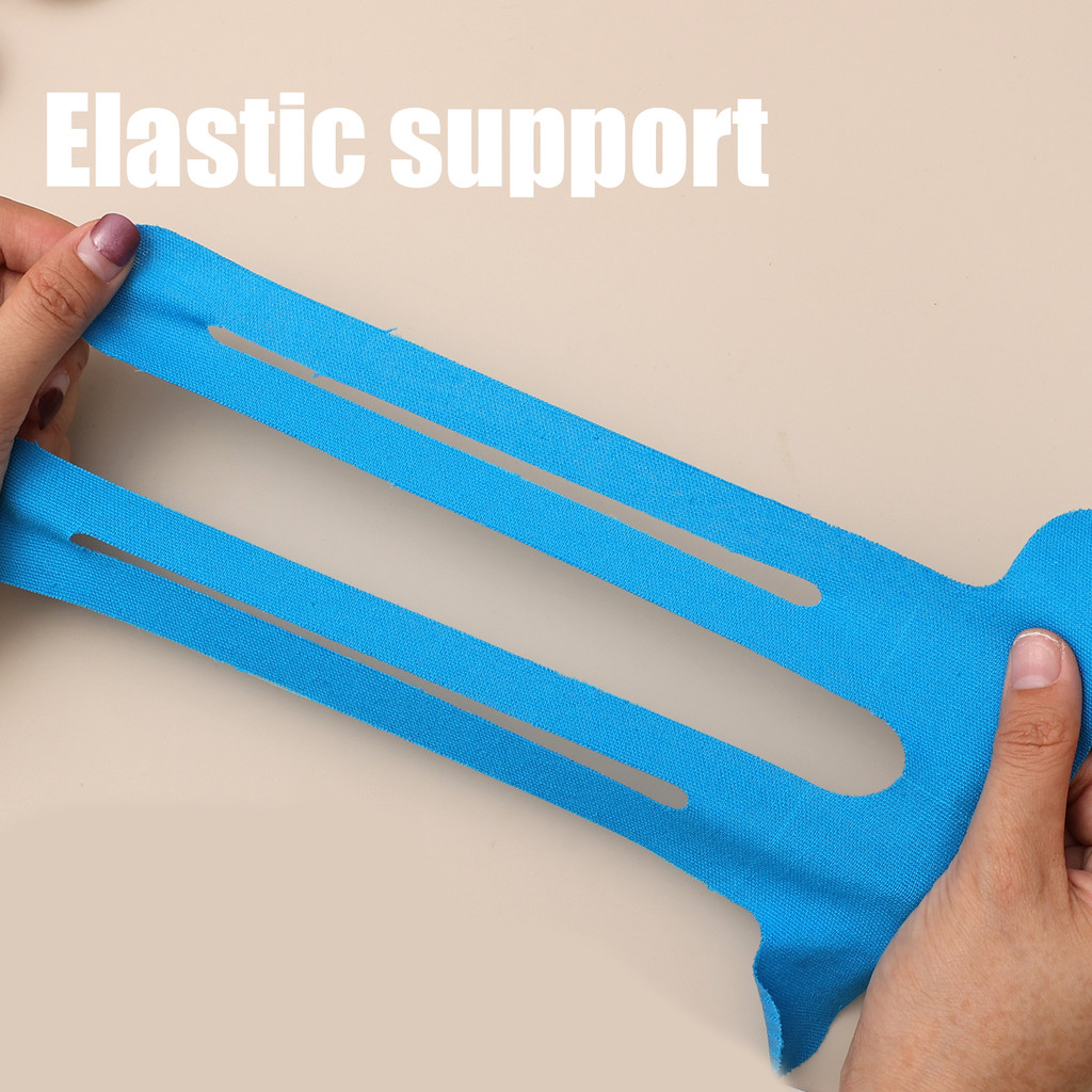 1/3/5/10 ชิ้น Precut Kinesiology เทปบรรเทาอาการปวดเข่า, เทปกีฬายืดหยุ่นระบายอากาศ, รองรับกล้ามเนื้อสำหรับวิ่ง/ฟิตเนส/นวด - รูปที่ 4