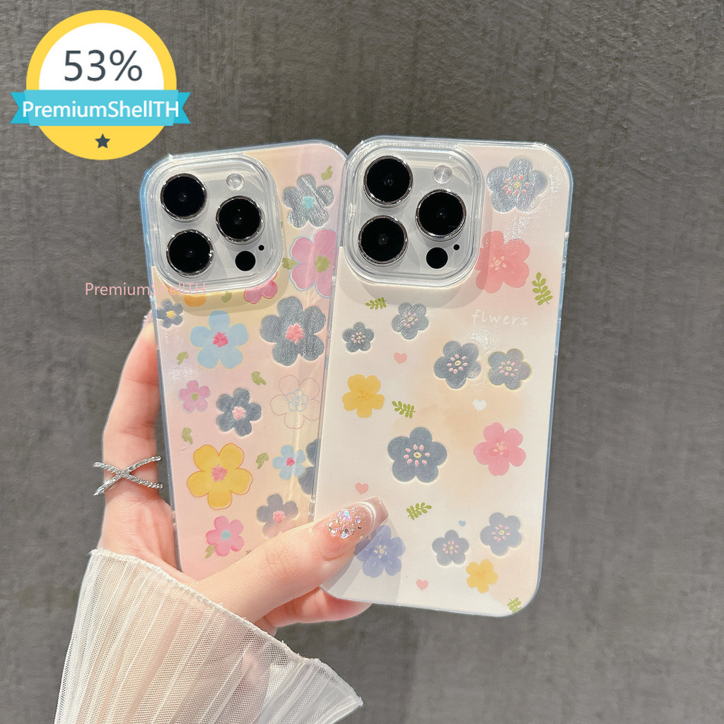 【PremiumShellTH】เคสโทรศัพท์ที่เข้ากันได้ iPhone 16 Pro Max iPhone 15 iPhone 13 เคสโทรศัพท์นุ่มน่ารัก RLDPYUSK91&92