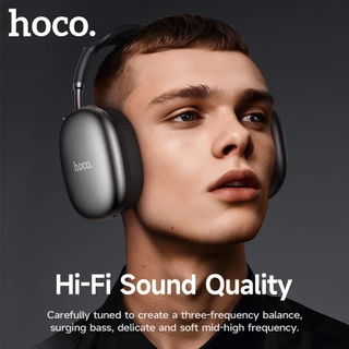 HOCO W55 Plus หูฟังBluetooth 5.4 / Aux 3.5mm ตัดเสียงรบกวน ANC แบตอึด 90 ชม. เสียงดี HiFi hc3