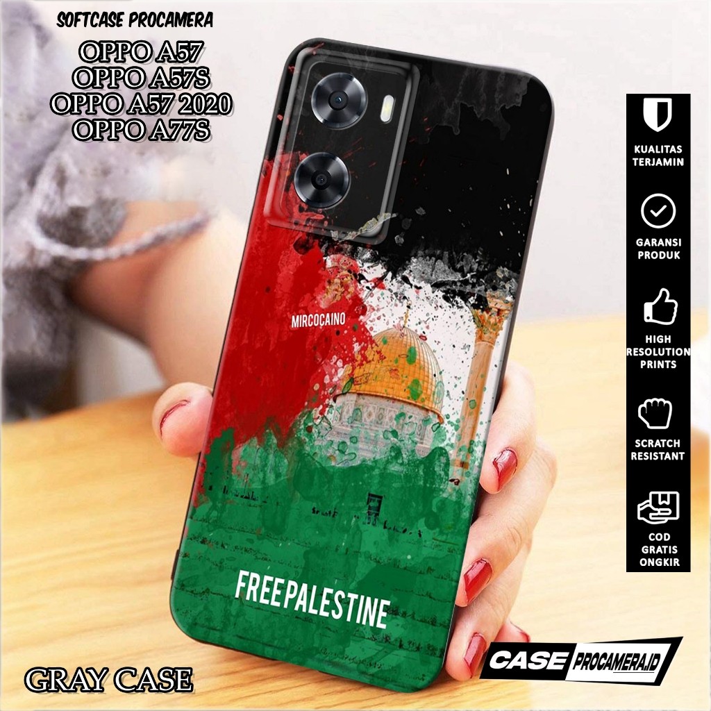 เคส HP OPPO A57/A57S/A572020/A77S - เคส OPPO A57/A57S/A572020/A77S ( PALESTINE ) - เคสโทรศัพท์ - เคส