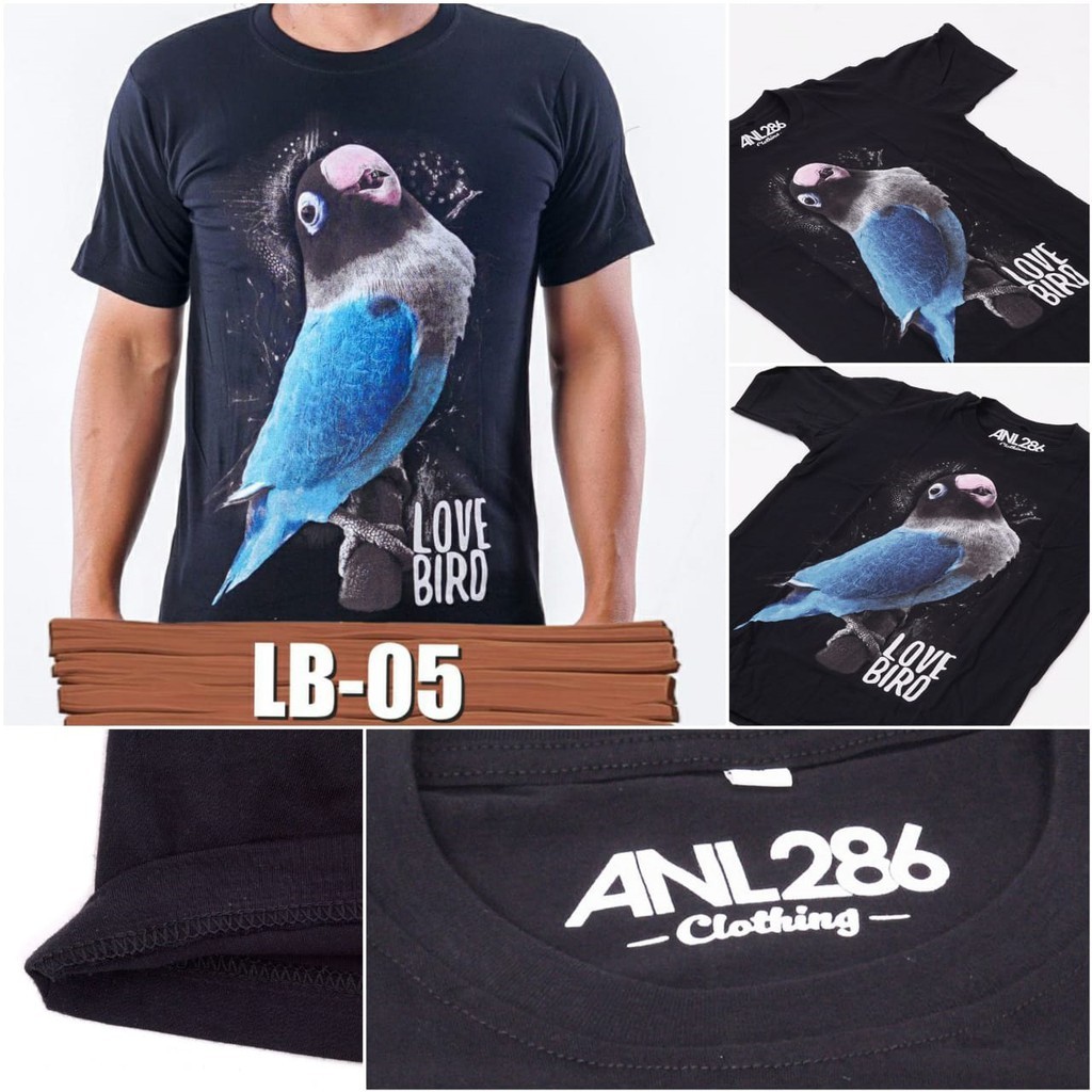 Lb05 Mania Kicau เสื้อผ้านก, Mania Kicau Mania เสื้อ, ภาพนก, Mania Kicau เสื้อ Love Bird