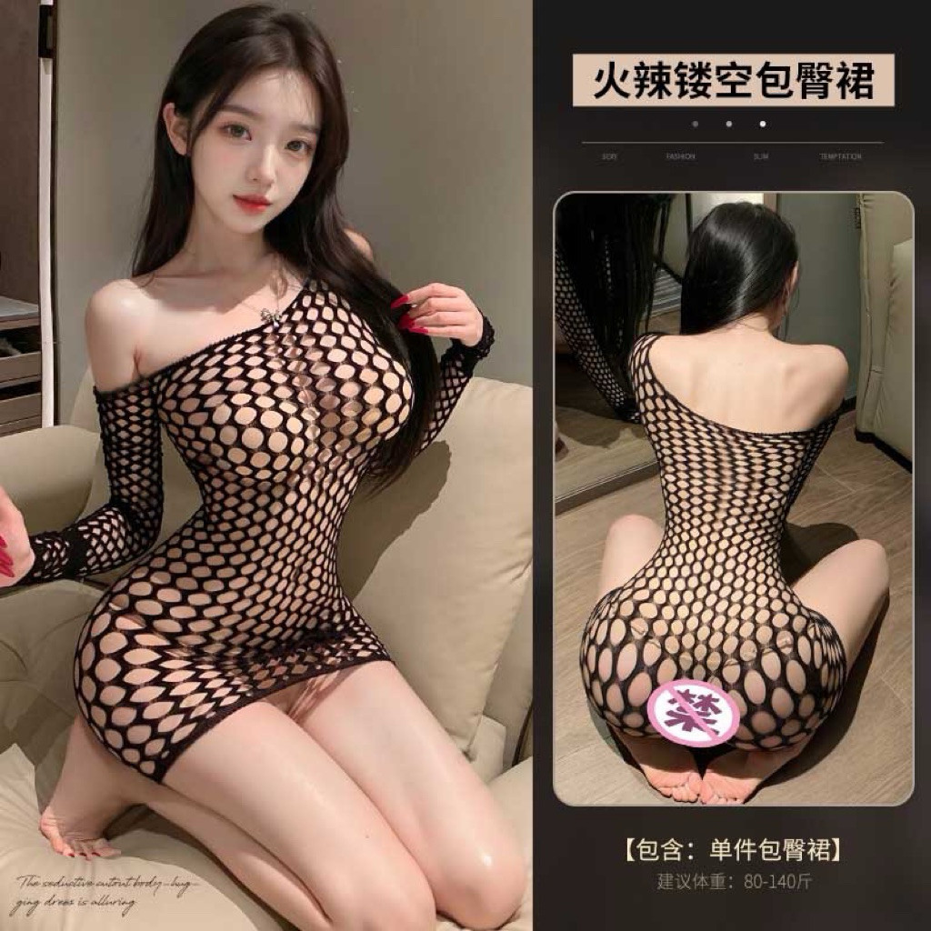 ชุดนอนเซ็กซี่ ชุดนอนไม่ได้นอน ชุดตาข่าย รุ่น T7407(Ma) 🏆เกรดพรีเมี่ยมแท้ Love888th