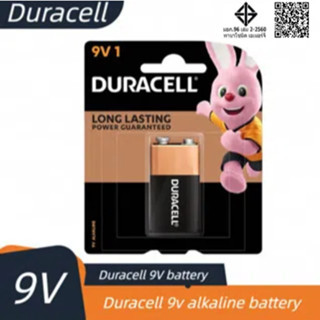 Duracell แบตเตอรี่อัลคาไลน์ 9V 9V Mn1604 6Lr61 9V 1 ชิ้นแบตเตอรี่