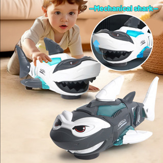 COD หุ่นยนต์ฉลามไฟฟ้า เคลื่อนที่360° แสงเสียง ของขวัญวันเกิด…
