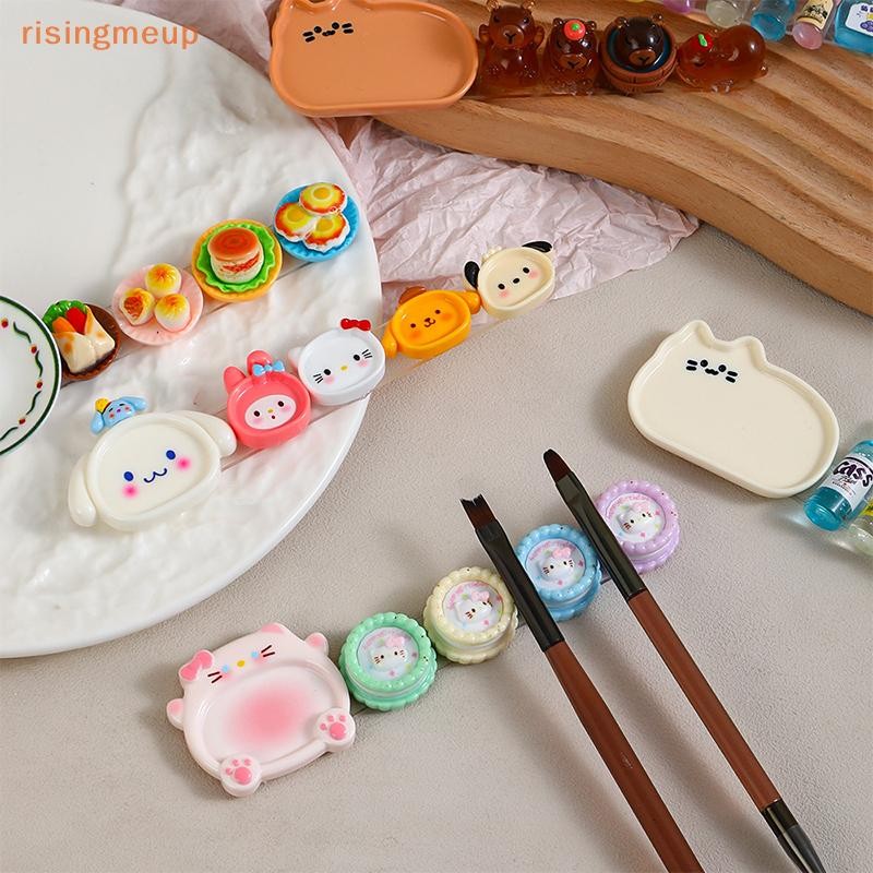 [risingmeup] Sanrio Nail Pen Stand Multifunctional Pen Rack Color Palette Color Drawing Line Pen Frame Nail Tool ใหม่