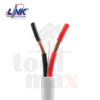 LINK สายลำโพง รุ่น CB-0514 2C 14AWG สีขาว (5ม. 10ม. 15ม. 20ม.)