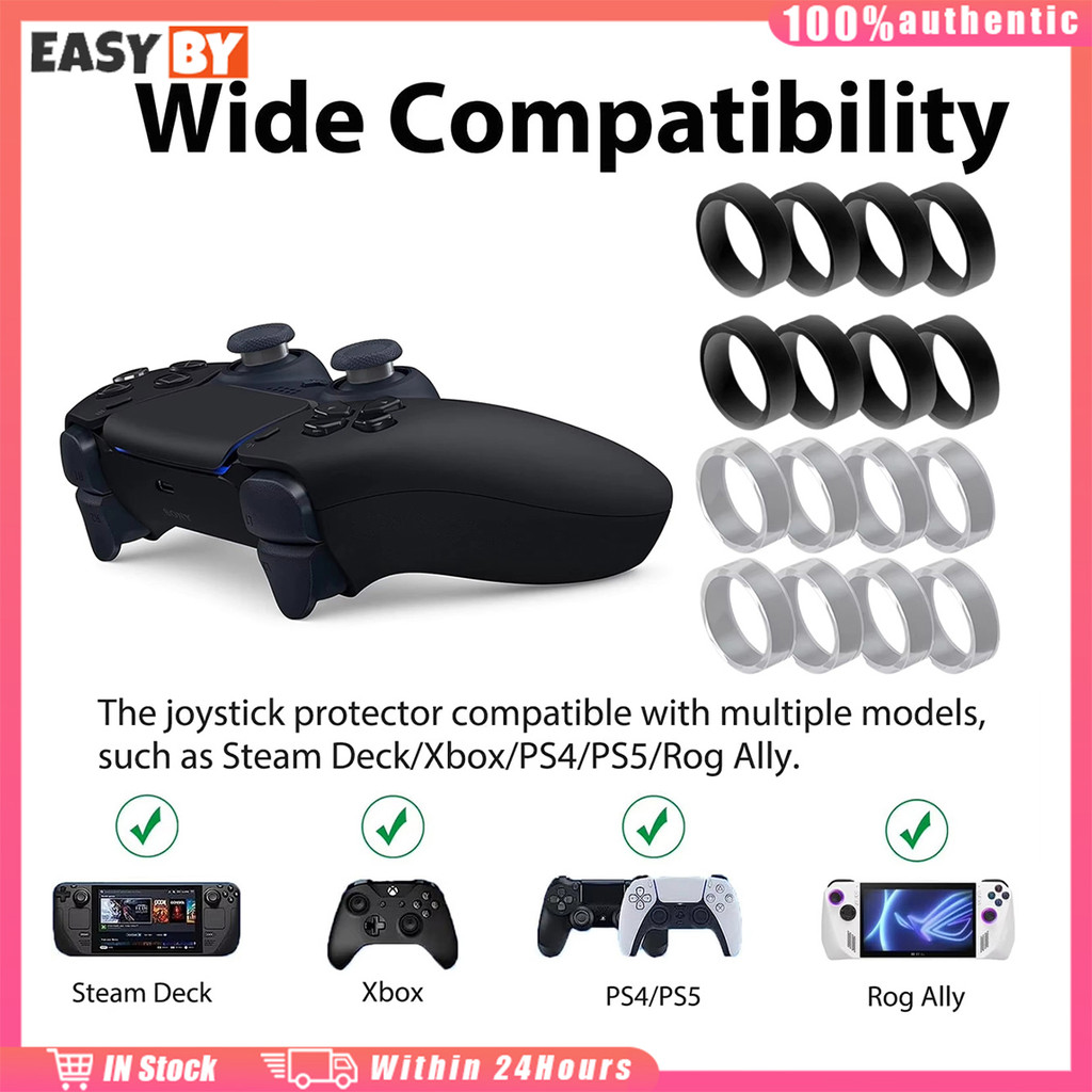 จัดส่งรวดเร็ว 4ชิ้น แหวนซิลิโคนกันรอยจอย สำหรับPS5 PS4 PRO XBOX PS5 VR2 อุปกรณ์เสริม ซิลิโคนรอง
