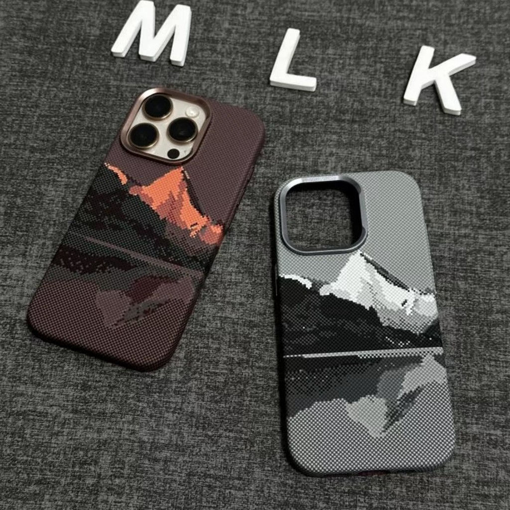 หิมะภูเขาพีซีเคสแข็งสําหรับ ไอโฟน 18 17 16 15 14 13 มือโปร สูงสุด กรณี