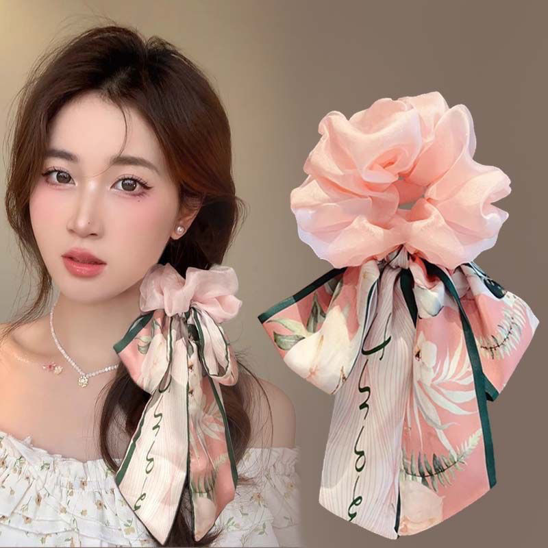 Bow Hair Band Women's New Ribbon Headband Large Intestine Hair Band Hair Band Hair Accessories Hair 