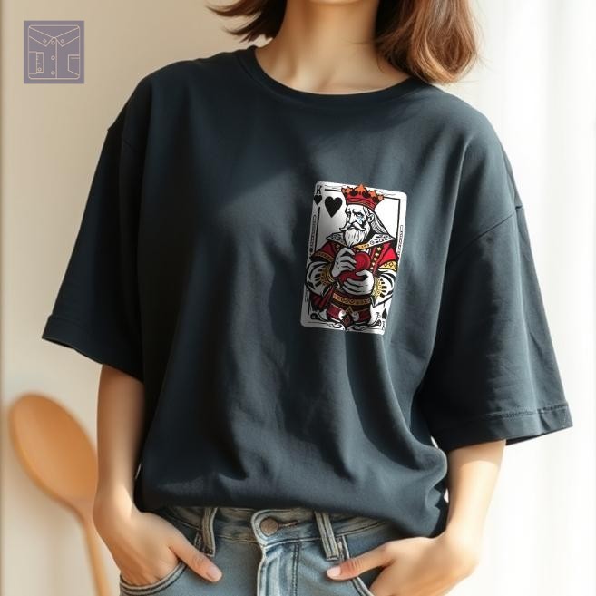 เสื้อยืดโอเวอร์ไซส์ ลาย King of Tears แบรนด์ Vibeon สำหรับคนอกหัก