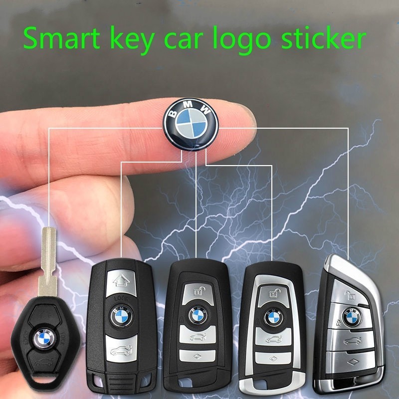 BMW E36 E39 E46 E90 M3 M5 M6 MSport 11M KEY FOB REMOTE BADGE สติ๊กเกอร์โลโก้ ( 1PC)