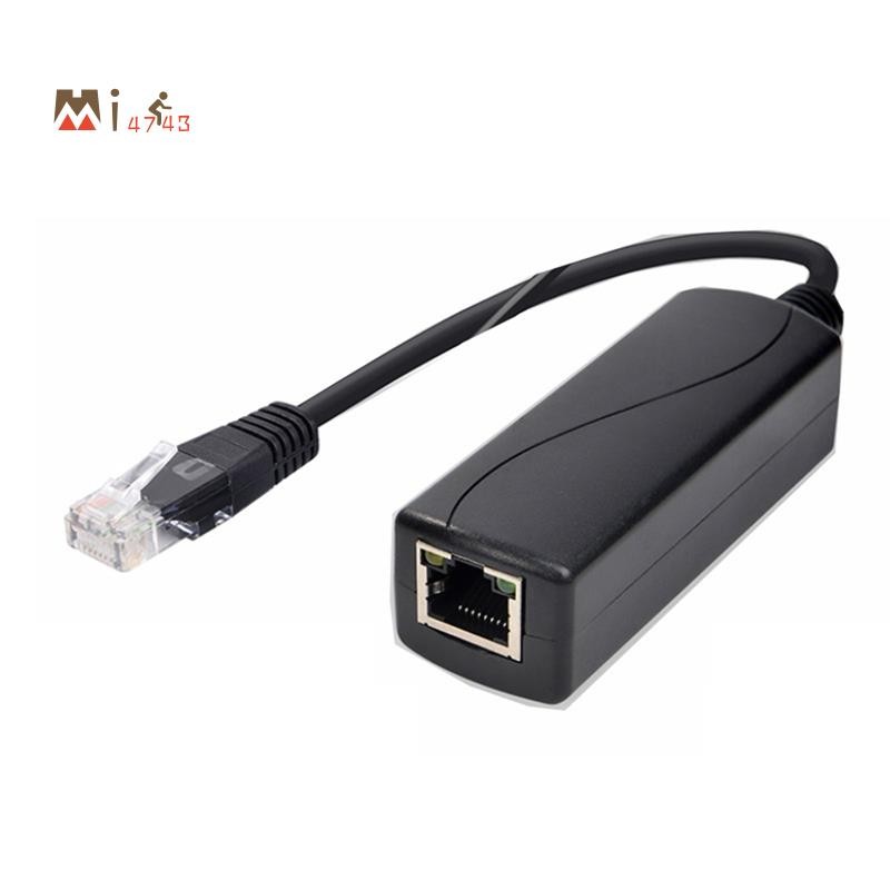 Mi474348V ถึง 24V PoE Converter 100M Ethernet ความเร็ว PoE ถึง 24 แรงดันไฟฟ้าโหมด B สําหรับ Passive