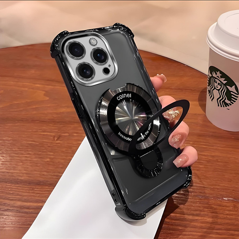 เคส iphone 16E 16 pro max 15 plus ที่วางโทรศัพท์สําหรับใหม่ Soft Anti fall เกราะป้องกันวงเล็บ DUD - รูปที่ 3