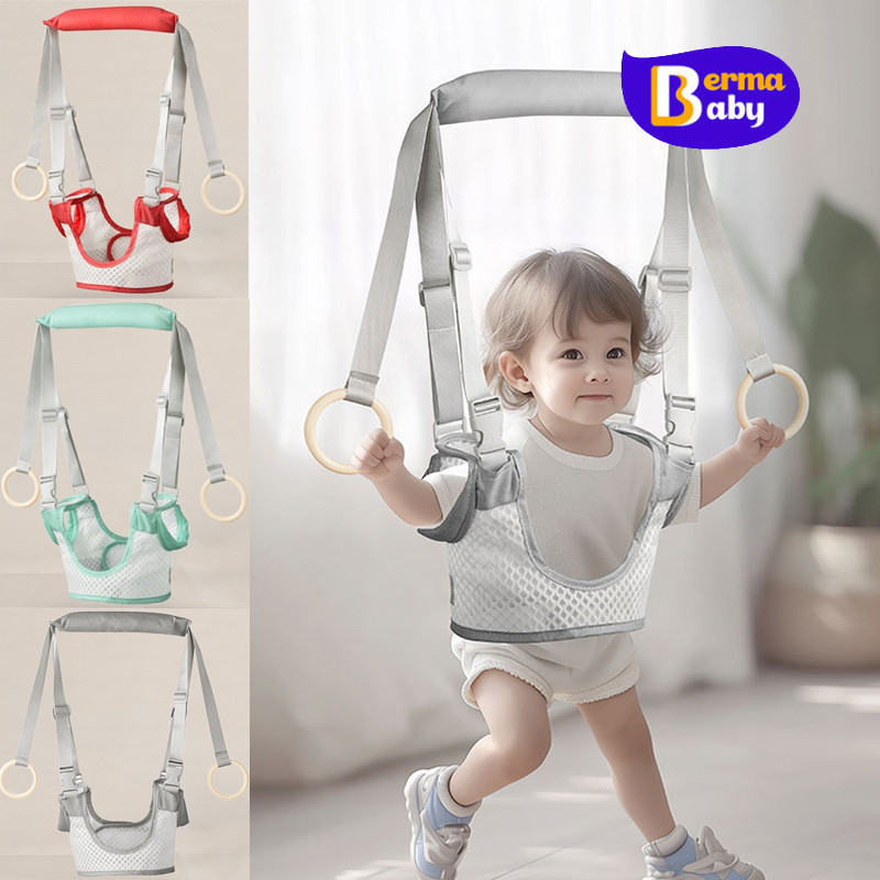 Berma Baby สายพยุงหัดเดิน ที่พยุงเดิน เป้พยุงเด็ก หัดเดิน มีแหวนดึงทั้งสองด้าน สายพยุงหัดเดินกหัดเดิน