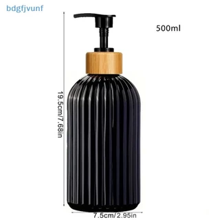 BDGF 1PCS 500ml เครื่องจ่ายสบู่ปั๊มรีฟิลแชมพูขวดเปล่าห้องครัวห้องน้ํามือ Body Wash โลชั่นคอนเทนเนอร์ TH