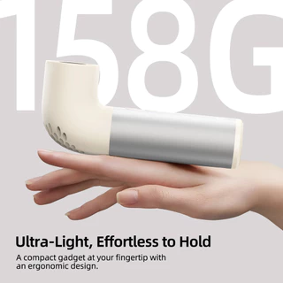GOOJODOQ GFS010 พัดลมพกพา ท่อน้ำ ความเร็ว 3000mAh 100 LED น้ำหนักเบา อลูมิเนียม