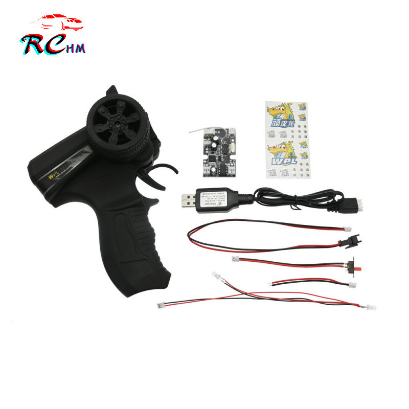 MN WPL 2.4G รีโมทคอนโทรลรับบอร์ดอิเล็กทรอนิกส์ชุดอัพเกรดอุปกรณ์เสริมเหมาะสําหรับ MN90K MN99S MN96 B1