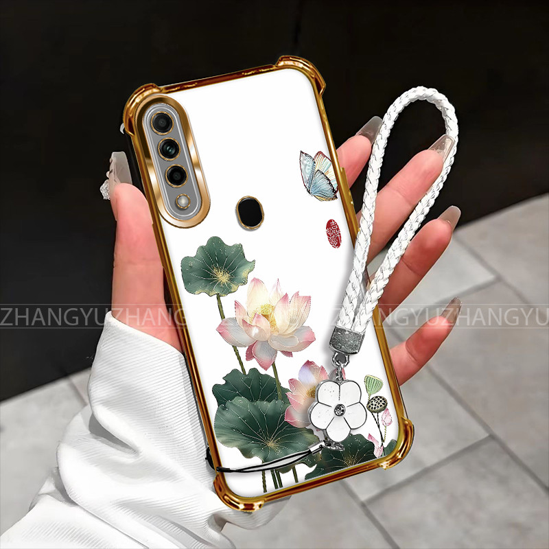 เคส OPPO A31 2020 A8 เคสโทรศัพท์สําหรับใหม่ซิลิโคนสี่มุมป้องกันการตก JXRY