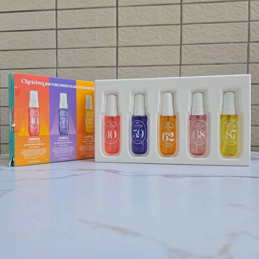 Sol de janeiro Perfume Mist 40 59 68 62 87 Rio กล่องของขวัญชุดห้าชิ้น Gres6-7-1644