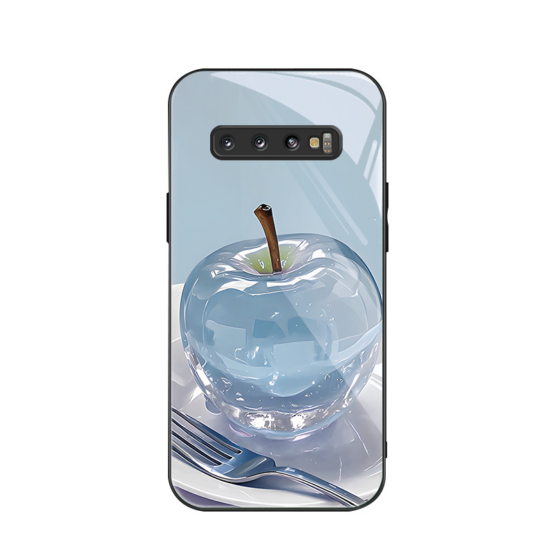 สําหรับ Samsung Galaxy S10+& Samsung S10 Plus , Crystal apple, บุคลิกภาพอินเทรนด์, เคสป้องกันโทรศัพท์ป้องกันการตก