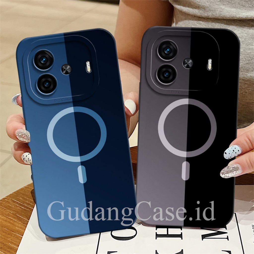 Vivo Iqoo Z9 / Iqoo Z9 Turbo / Iqoo Z7 / Iqoo Z7x Circle Motif Softcase Pro Camera