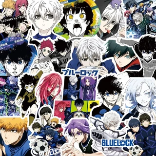 ชุดสติ๊กเกอร์ฟุตบอล Blue Lock (70/80 ชิ้น) - Monochrome Striker Decals สําหรับไดอารี่และโทรศัพท์ - Murah & Keren
