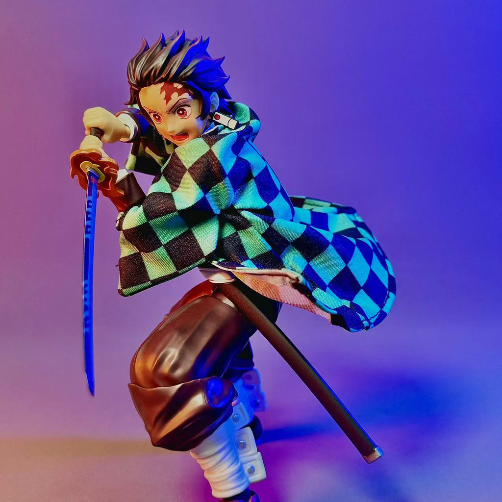 1/12SHF Demon Slayer Kamado Tanjiro เสื้อผ้า 20 ซม.เสื้อคลุมผ้า (ไม่มีของเล่น)