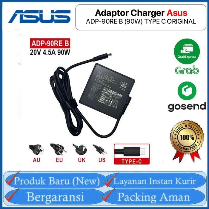 ASUS ADP-90RE B (90W) TYPE C LAPTOP CHARGER ADAPTER สินค้าต้นฉบับ