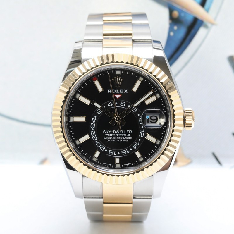 โรเล็กซ์ ม326933นาฬิกา Submariner Type Series นาฬิกาผู้ชาย 42 มม. เส้นผ่านศูนย์กลางปฏิทิน Dual Time 