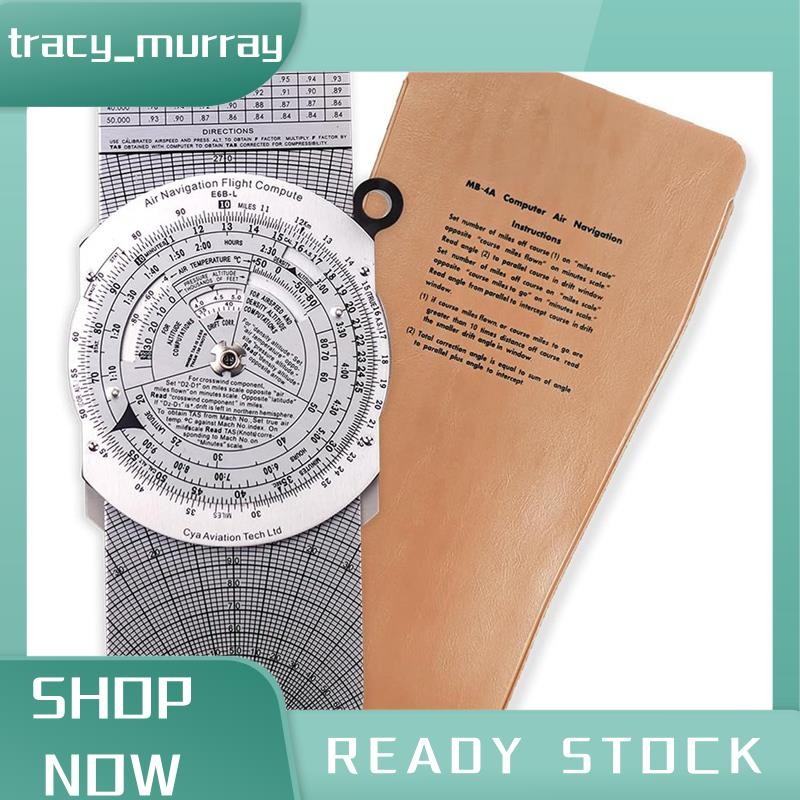 tracy_murray E6B Metal Flight Computer,Aviation Aluminium Flight Computer,Aviation Pilot Calculator 