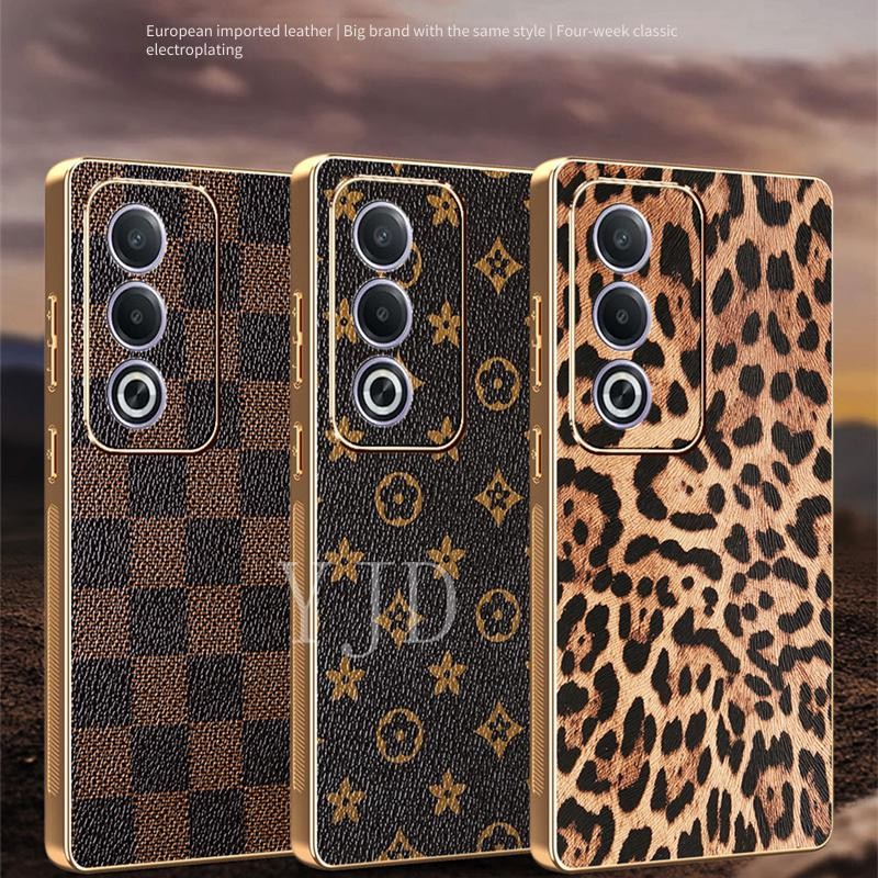 YJD สําหรับ OPPO A3 Pro รูปแบบอินเทรนด์ Series กรอบ Electroplated เคสโทรศัพท์ป้องกันการตก