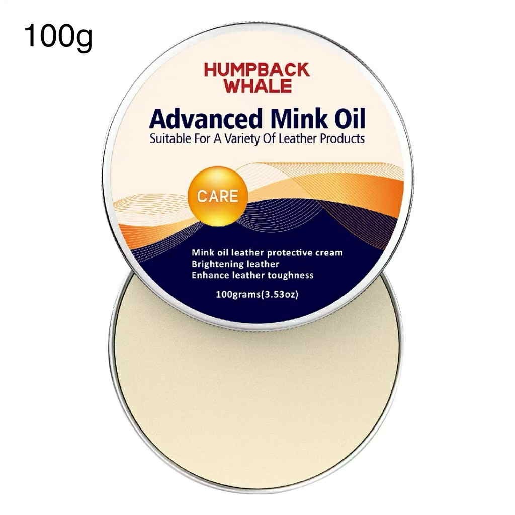 100g Mink Oil Leather Care Cream Lotion Conditioner Leather Oil Polish Bag Leather Cleaner Polish